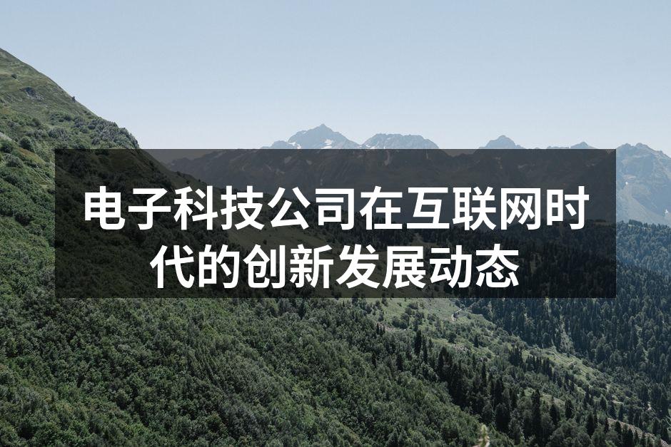 电子科技公司会议现场